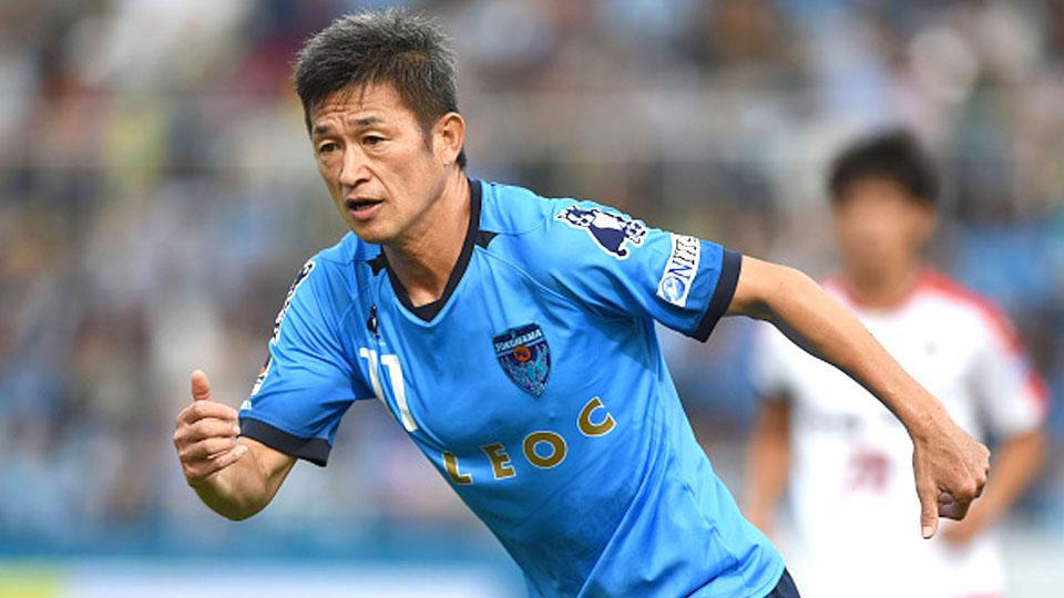 Kazuyoshi Miura berseragam Yokohama FC (Liga Jepang) - INDOSPORT